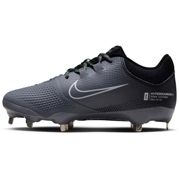 Nike Hyperdiamond 4 Pro Women's Softball Cleats Cool Grey New – Choose Your Size - Picture 2 of 6